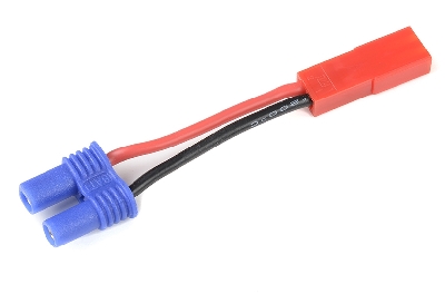 G-Force RC - Power adapterkabel - EC-2 connector vrouw. <=> BEC connector man. - 20AWG Siliconen-kabel - 1 st